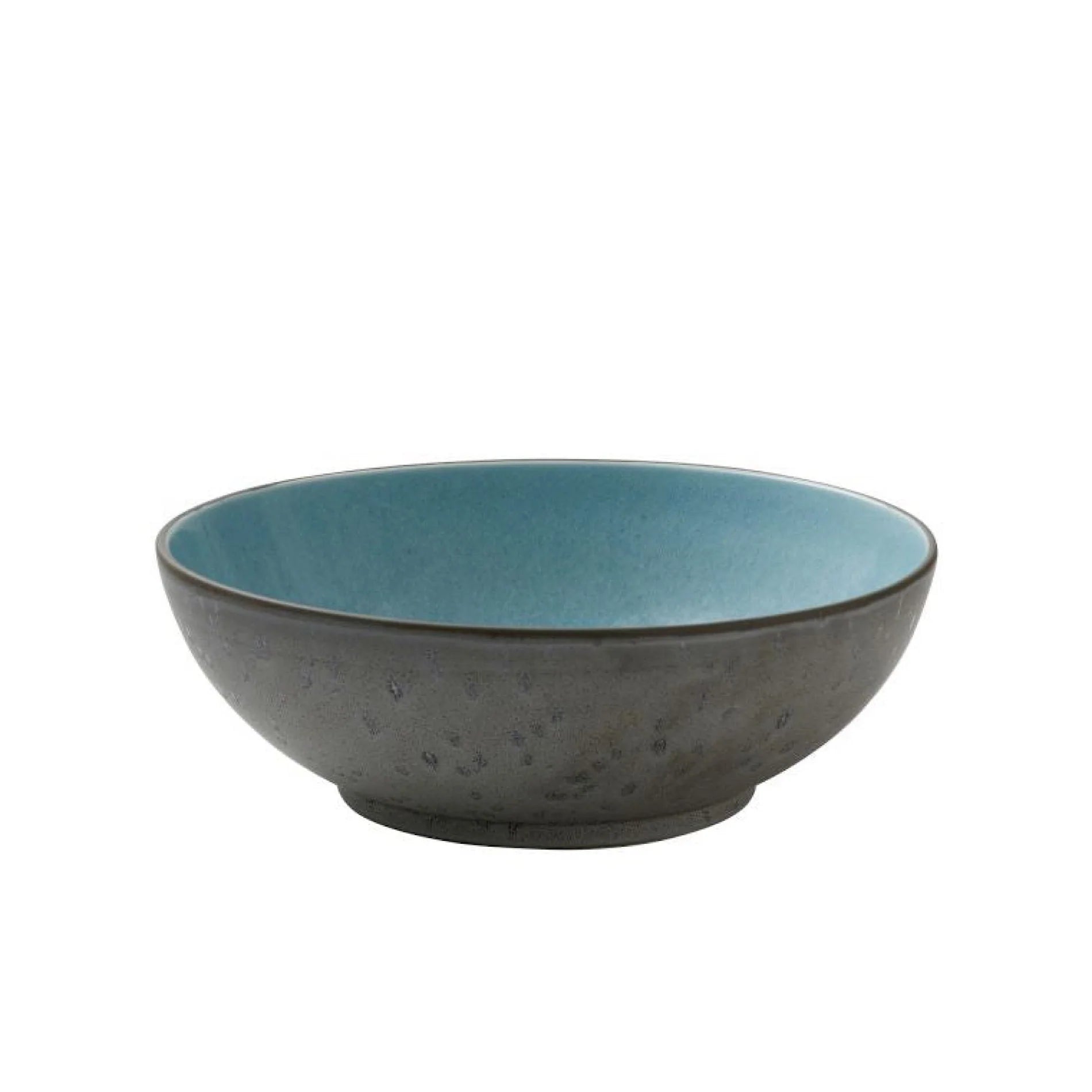 Bitz Living Stoneware Bowl 30 cm Grey, Light Blue